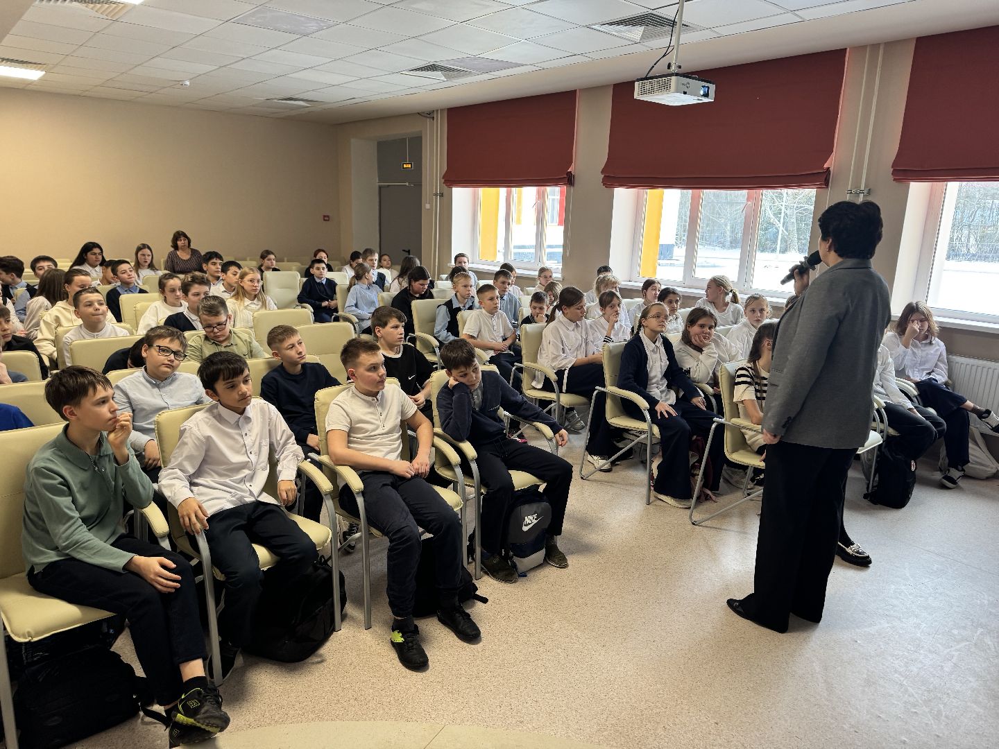 шаховская, образование, урок мужества,