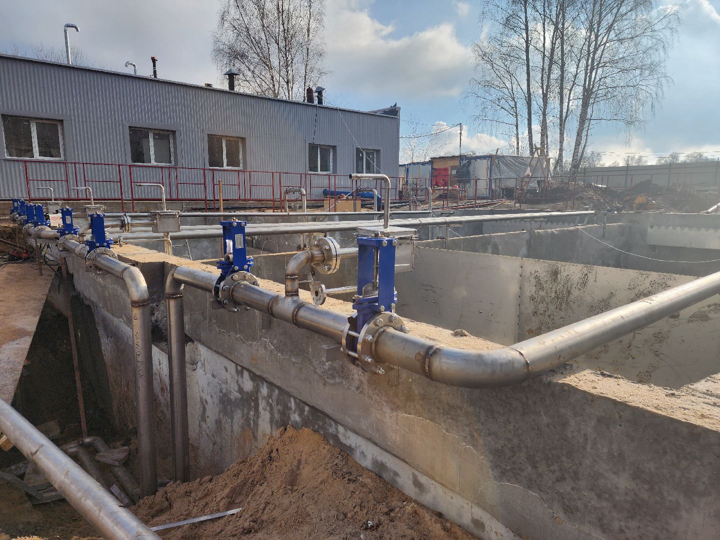 вертикалки, Зарайск, Капитальный ремонт очистных,