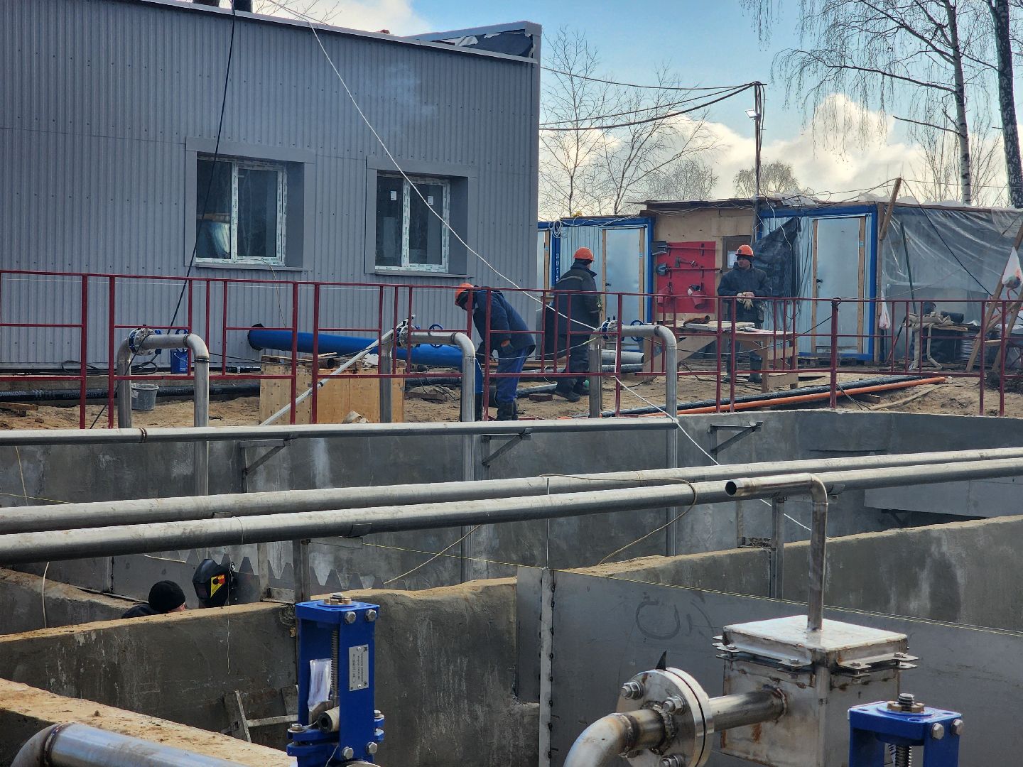 вертикалки, Зарайск, Капитальный ремонт очистных,