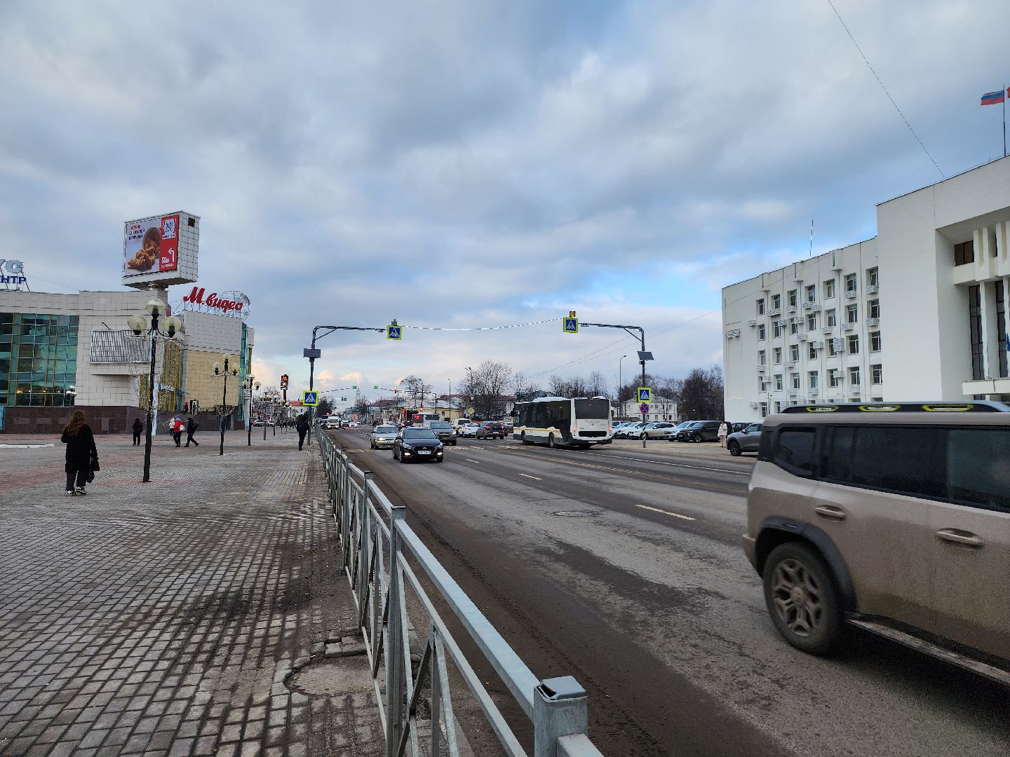 Коломна, дороги, пешеходный переход,