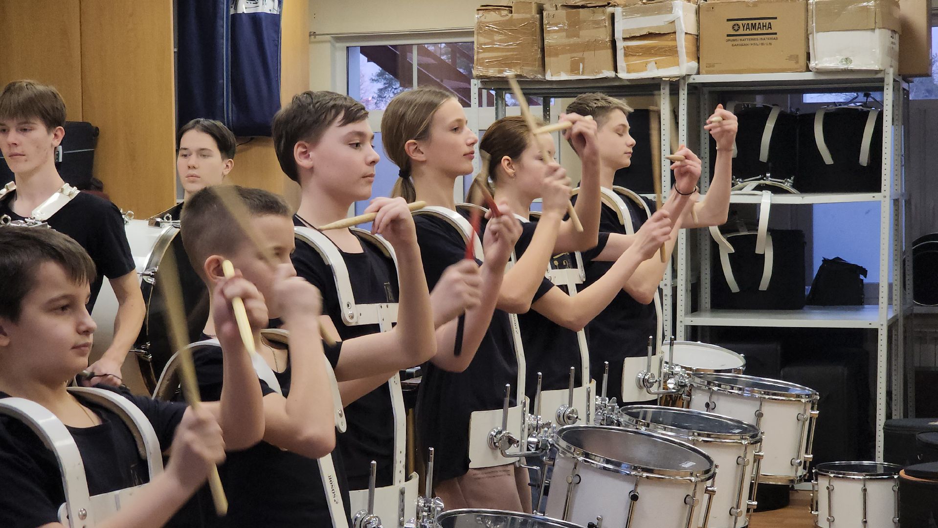 красногорск, ударная зима, вертикалки, знаменские барабанщики, гран-при,