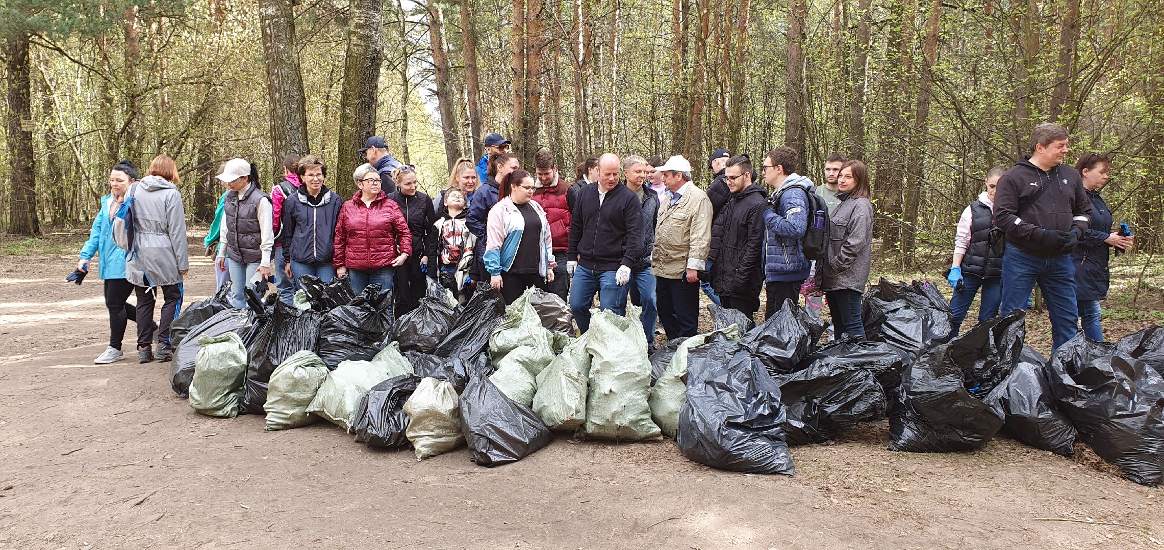 субботник, Кузьминский лесопарк, Котельники, уборка