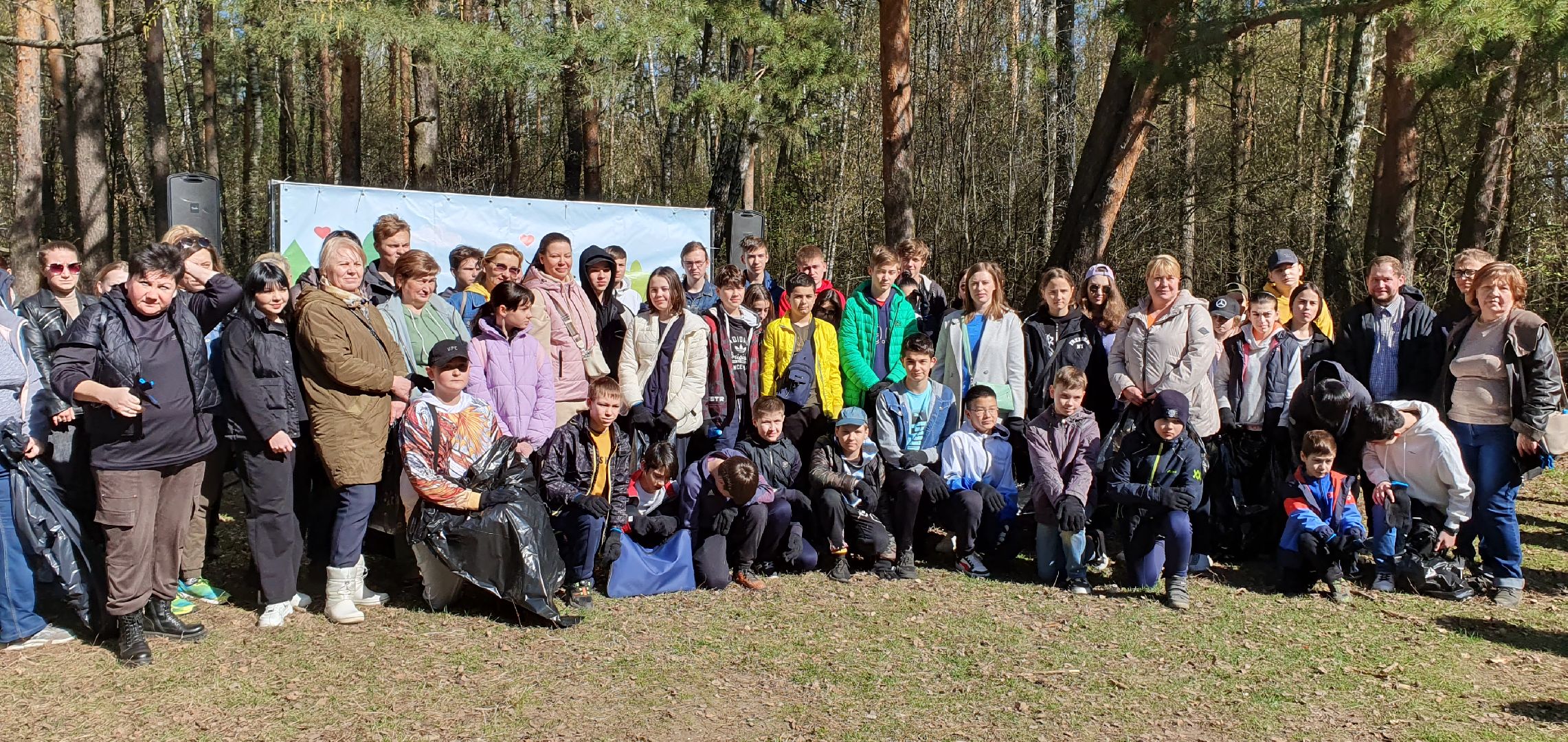 субботник, Кузьминский лесопарк, Котельники, уборка