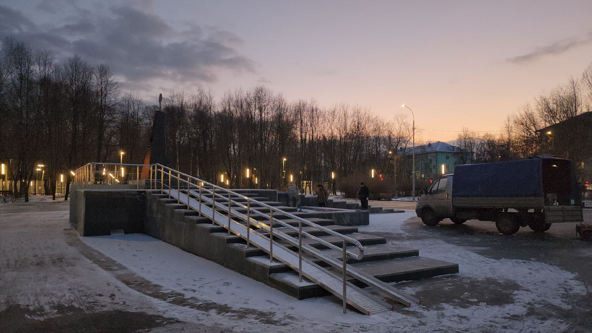 Мемориал, Исправление дефектов, Лобня, Звонница, вертикалки,