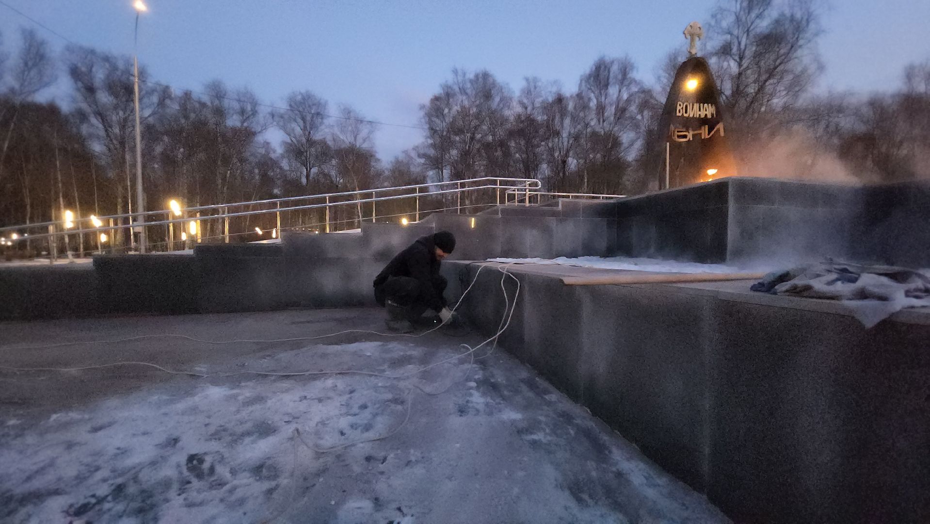 Мемориал, Исправление дефектов, Лобня, Звонница, вертикалки,