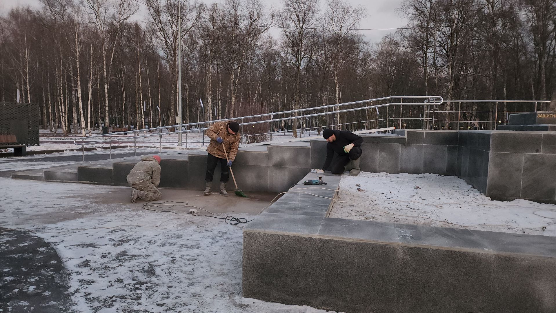 Мемориал, Исправление дефектов, Лобня, Звонница, вертикалки,