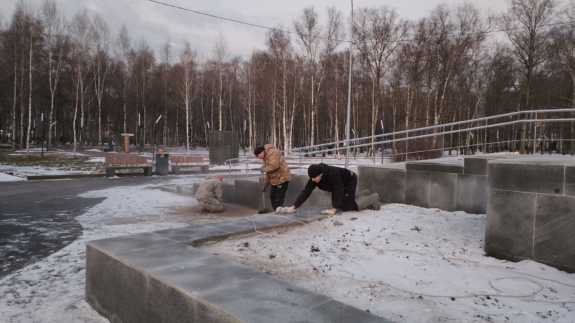 Мемориал, Исправление дефектов, Лобня, Звонница, вертикалки,