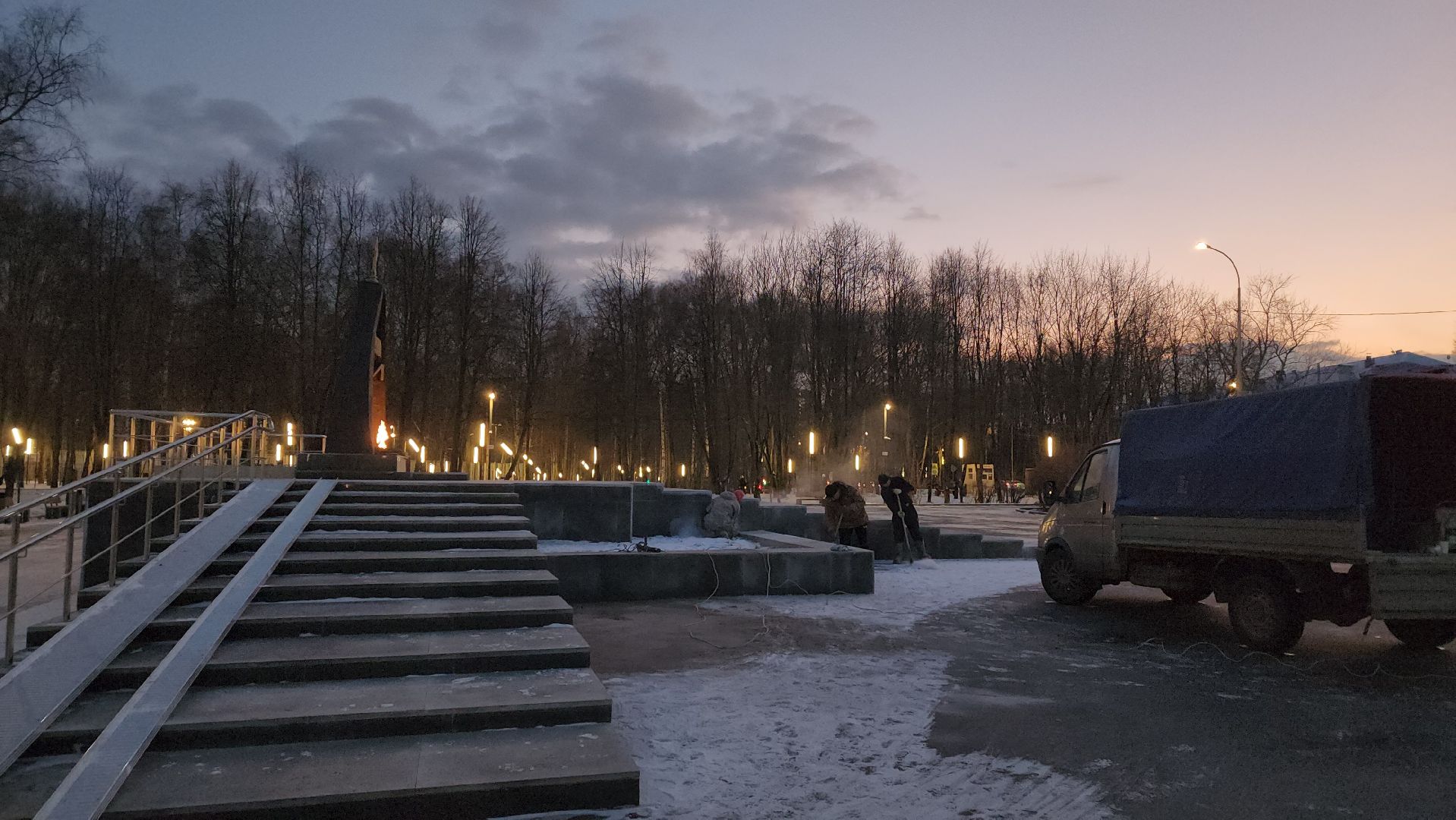 Мемориал, Исправление дефектов, Лобня, Звонница, вертикалки,