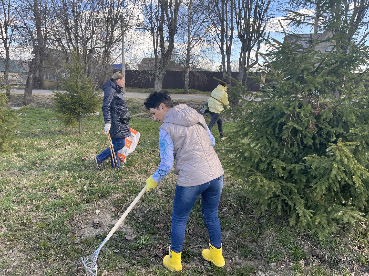 Шаховская, субботник, мусор,
