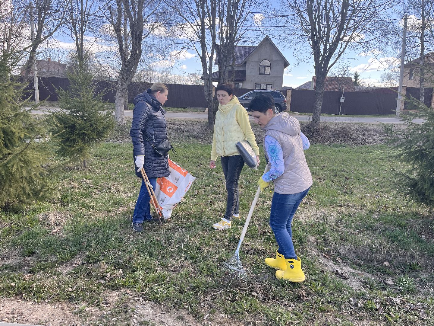 Шаховская, субботник, мусор,