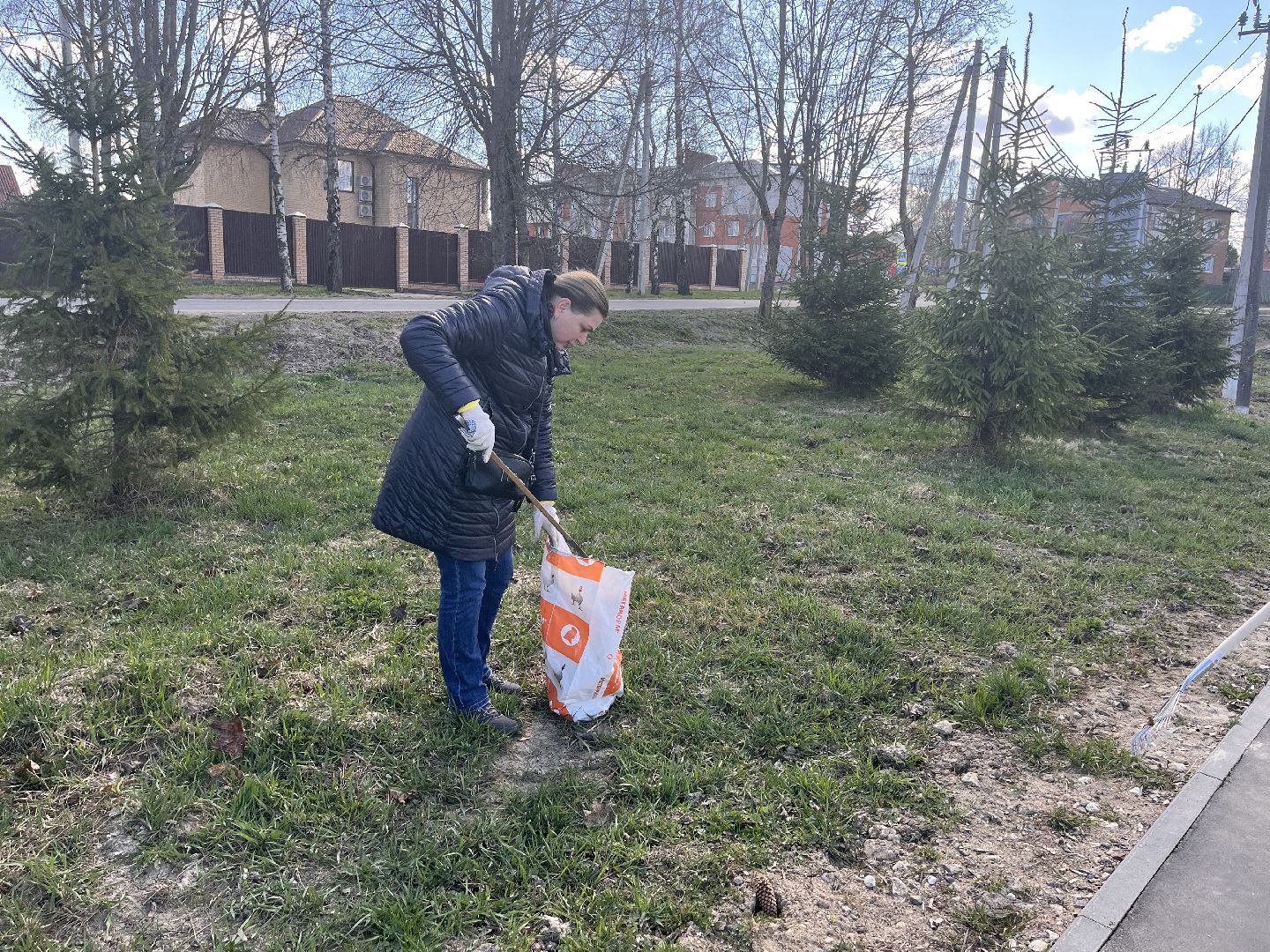 Шаховская, субботник, мусор,
