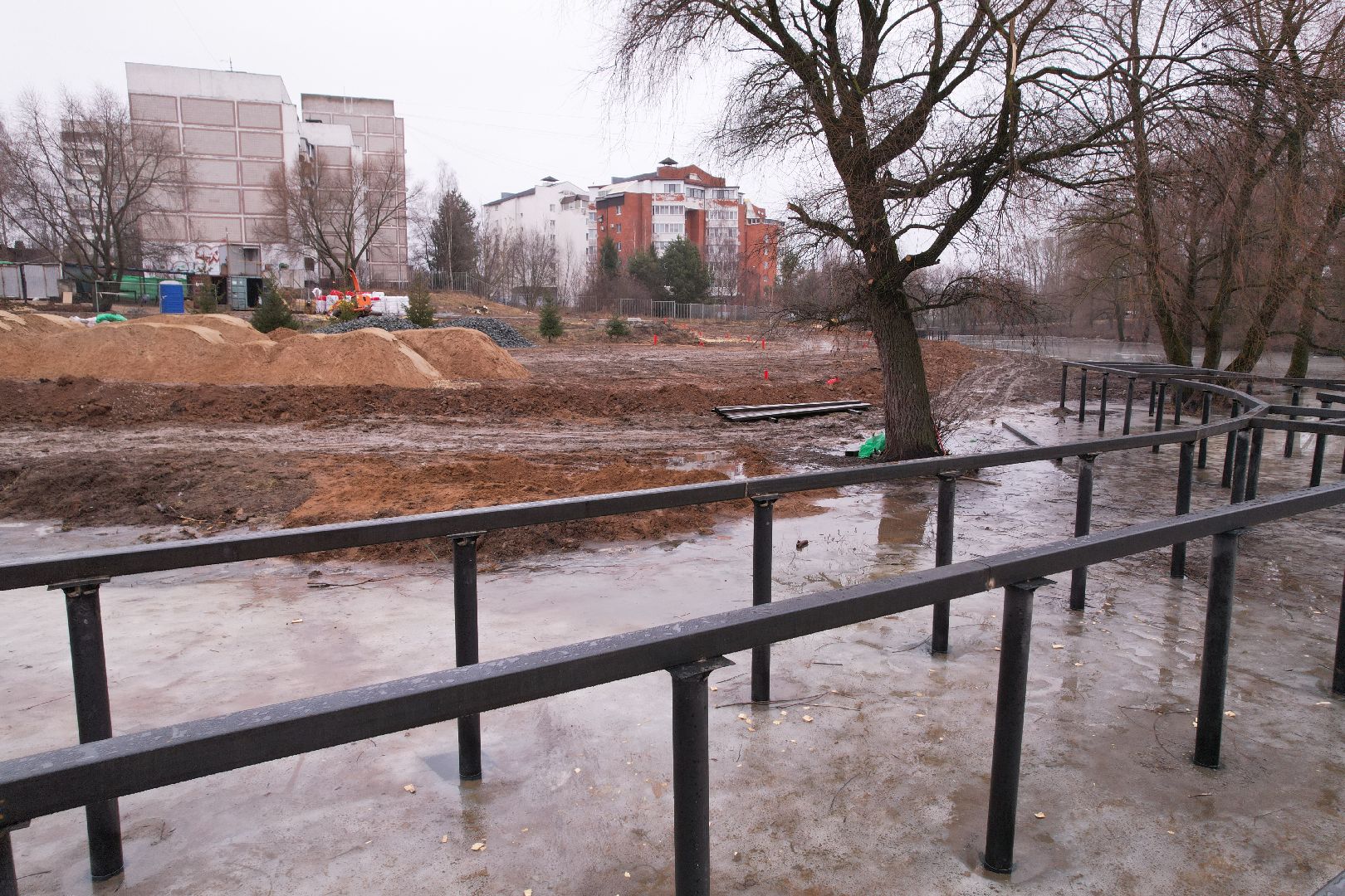 видео с коптера, чехов, благоустройство,