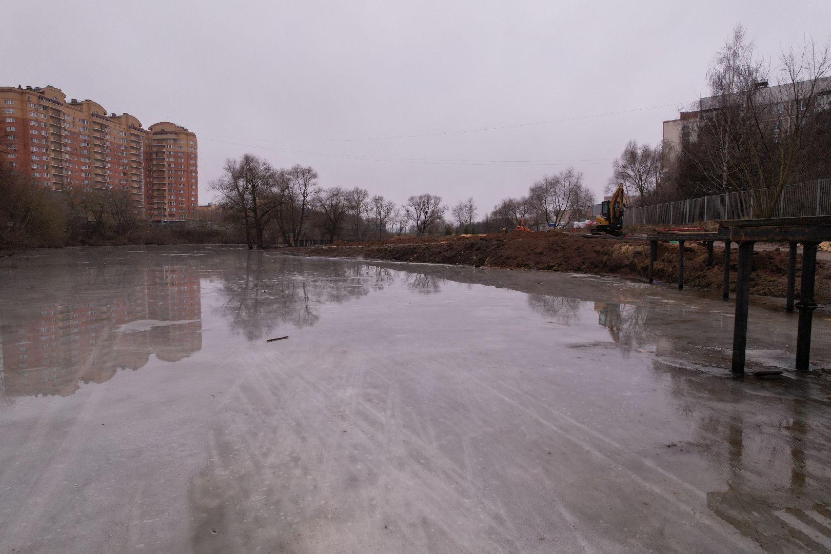 видео с коптера, чехов, благоустройство,