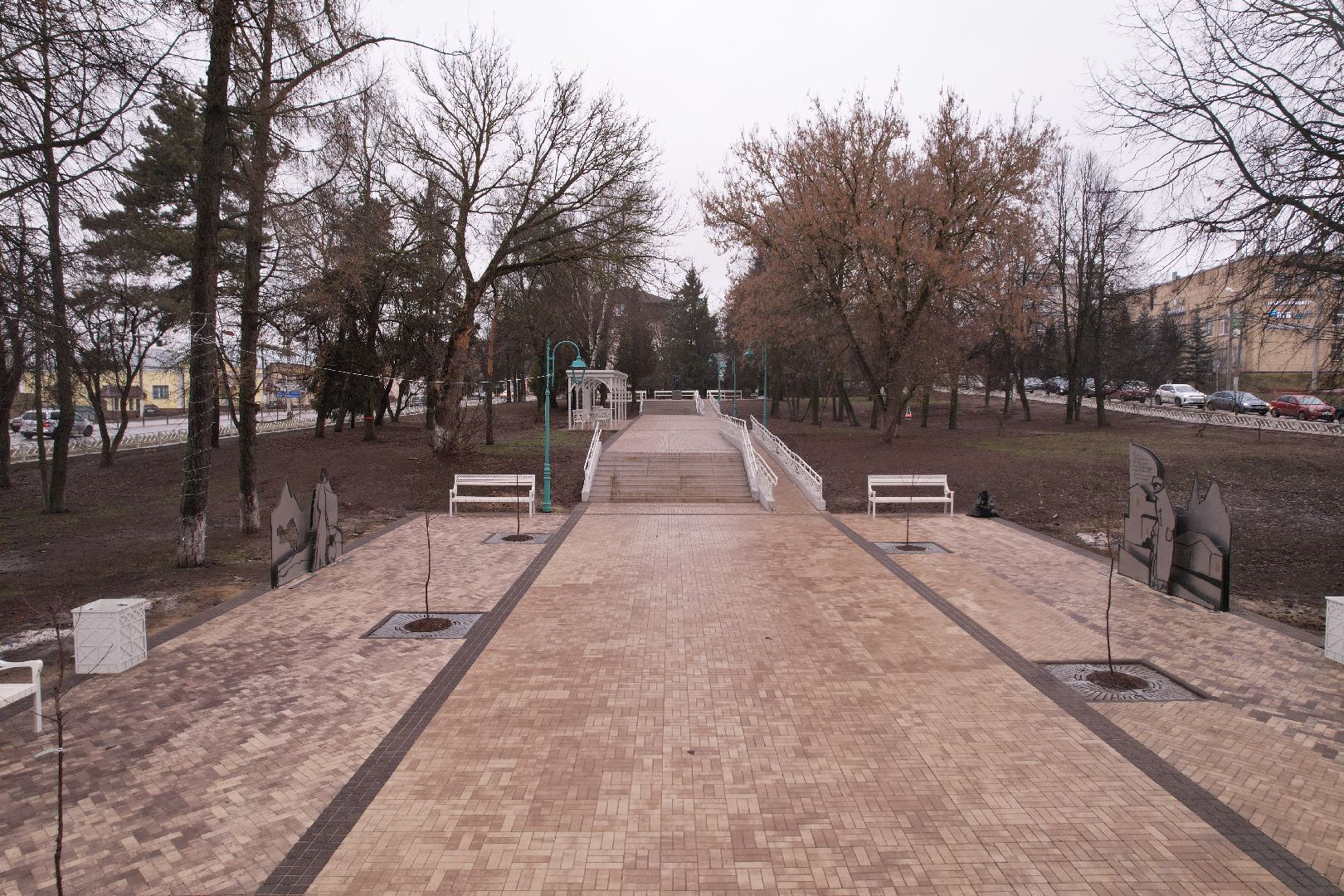 видео с коптера, чехов благоустройство,