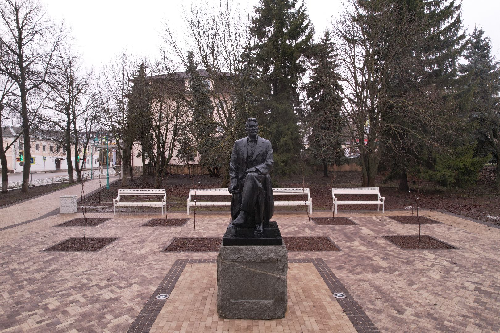 видео с коптера, чехов благоустройство,