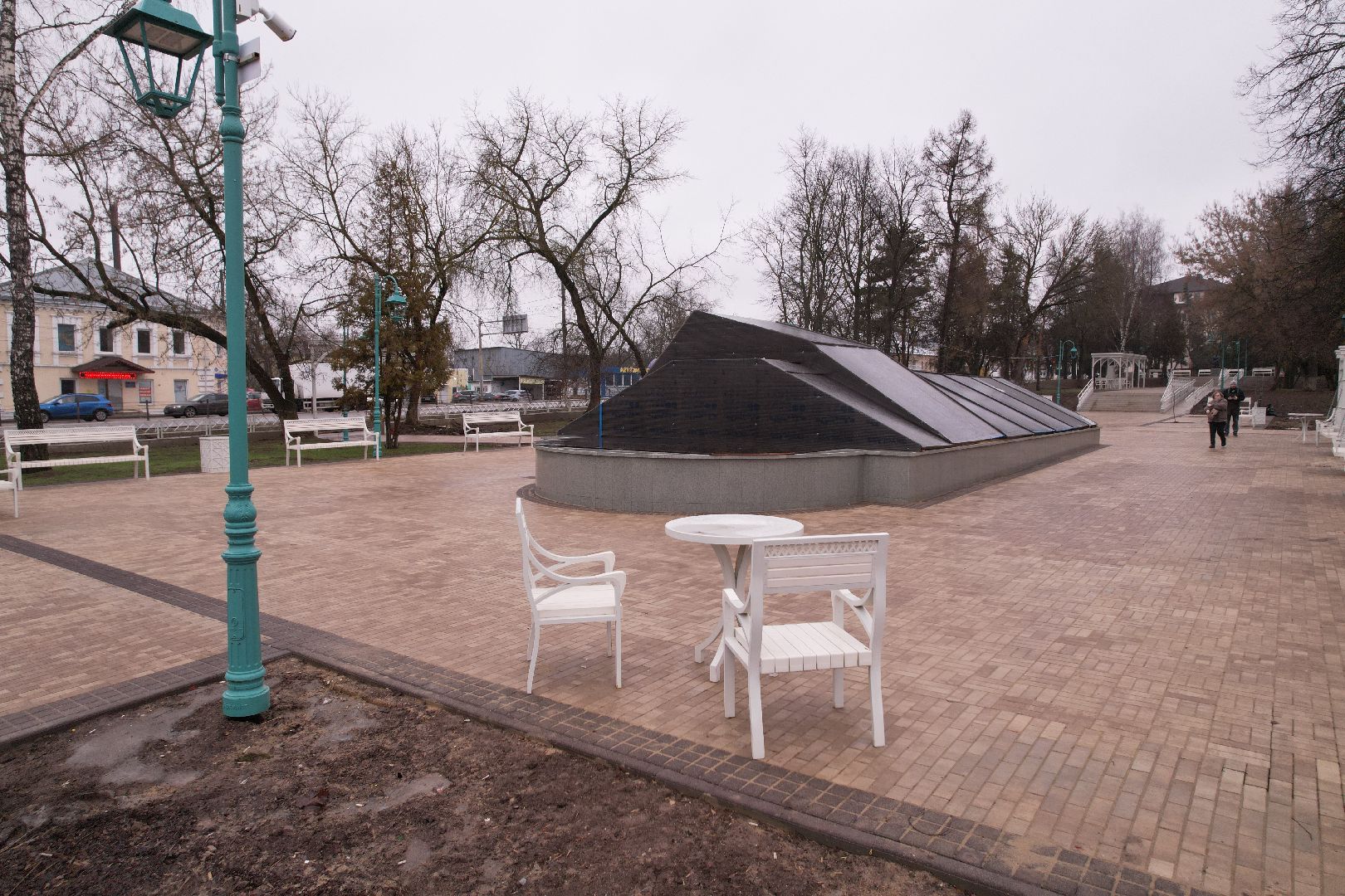 видео с коптера, чехов благоустройство,