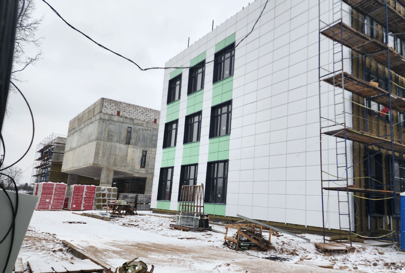 домодедово, стройка, ремонт, капремонт, новая школа, подмосковье,