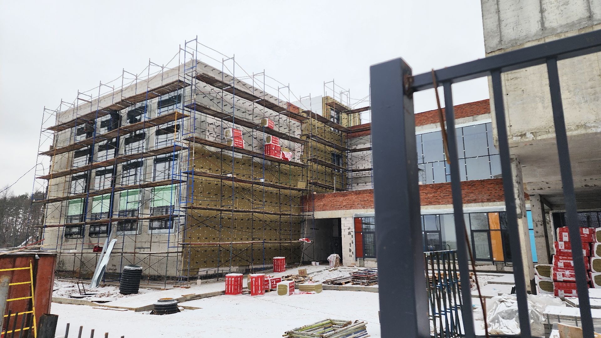 домодедово, стройка, ремонт, капремонт, новая школа, подмосковье,