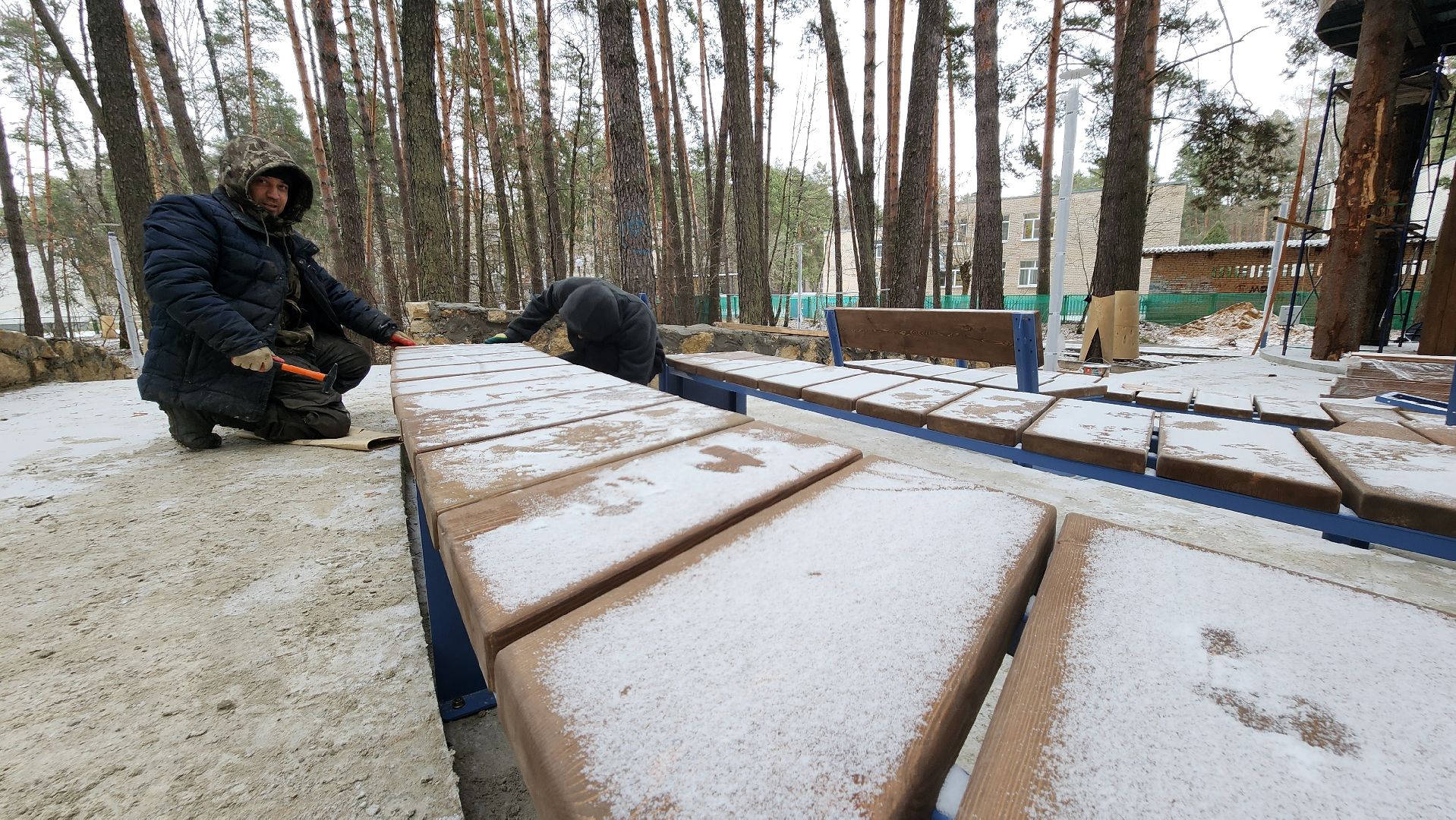 парк сказка, протвино, сцена под открытым небом, амфитеатр, благоустройство, вертикалки,