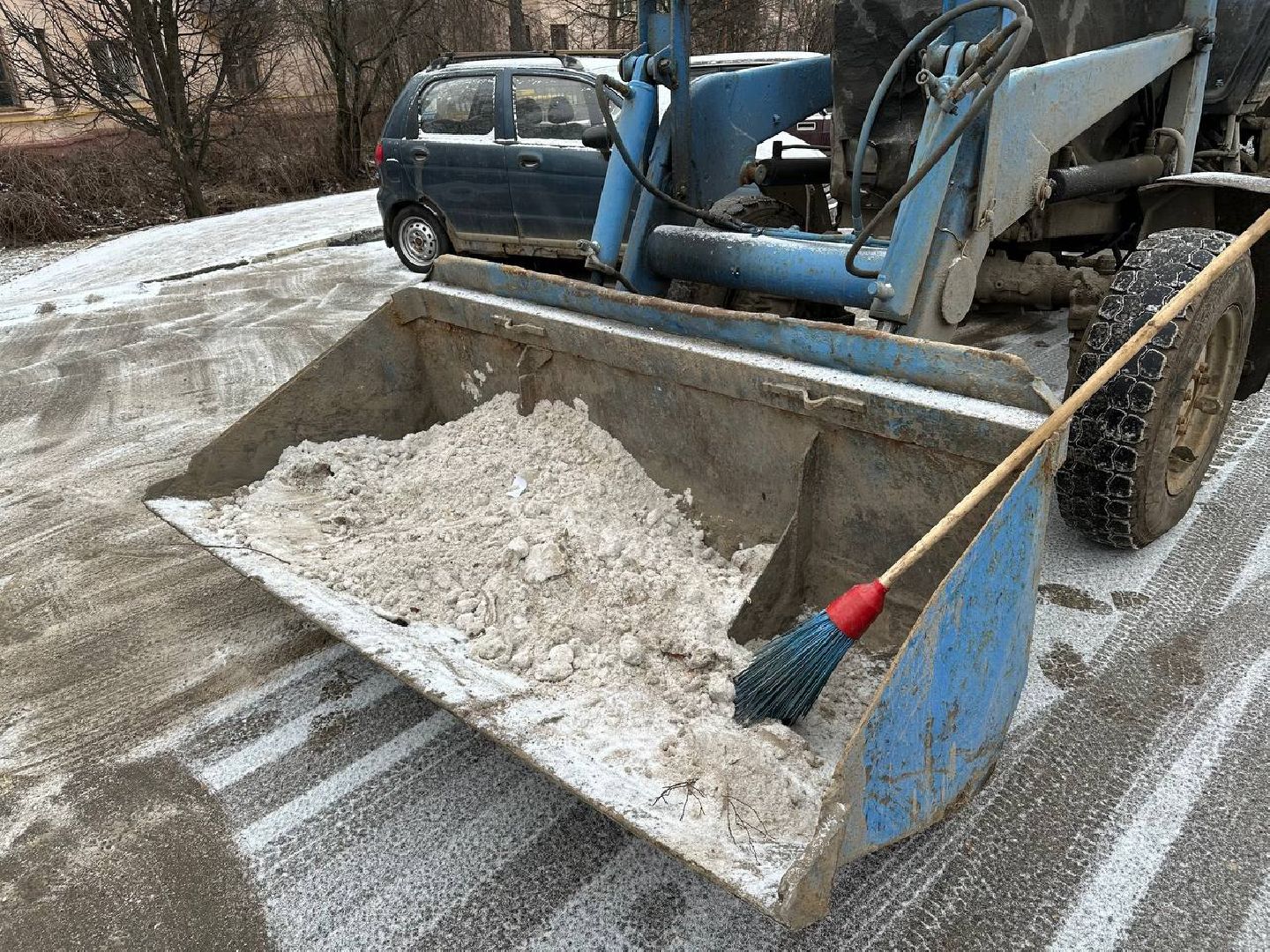 уборка снега, коммунальная служба, погода, домодедово,