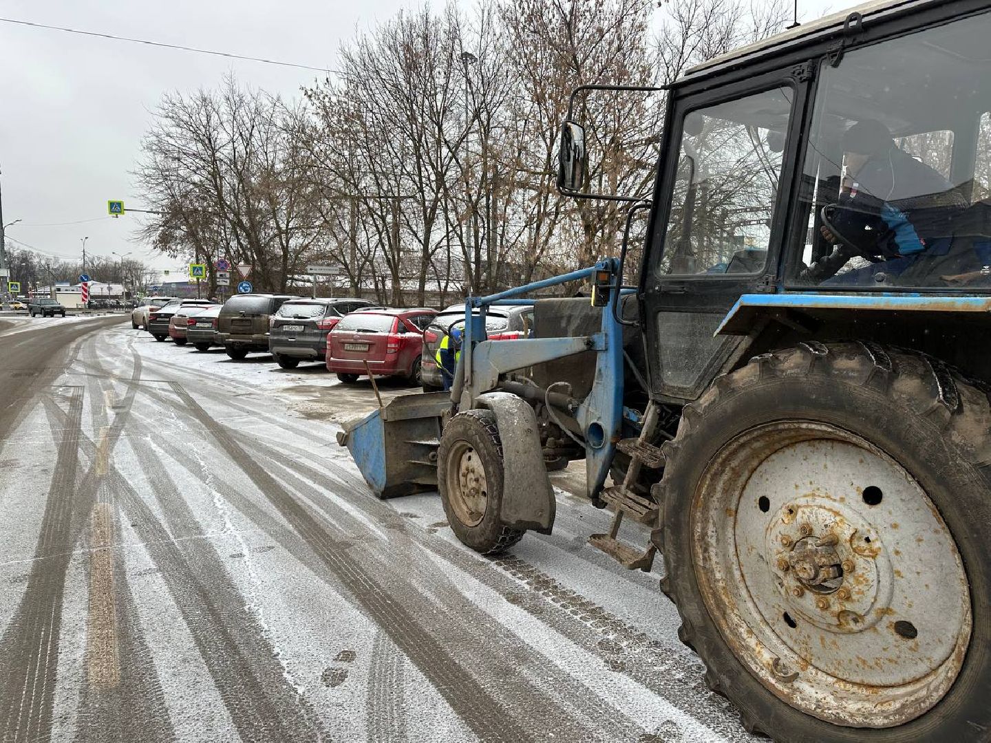 уборка снега, коммунальная служба, погода, домодедово,