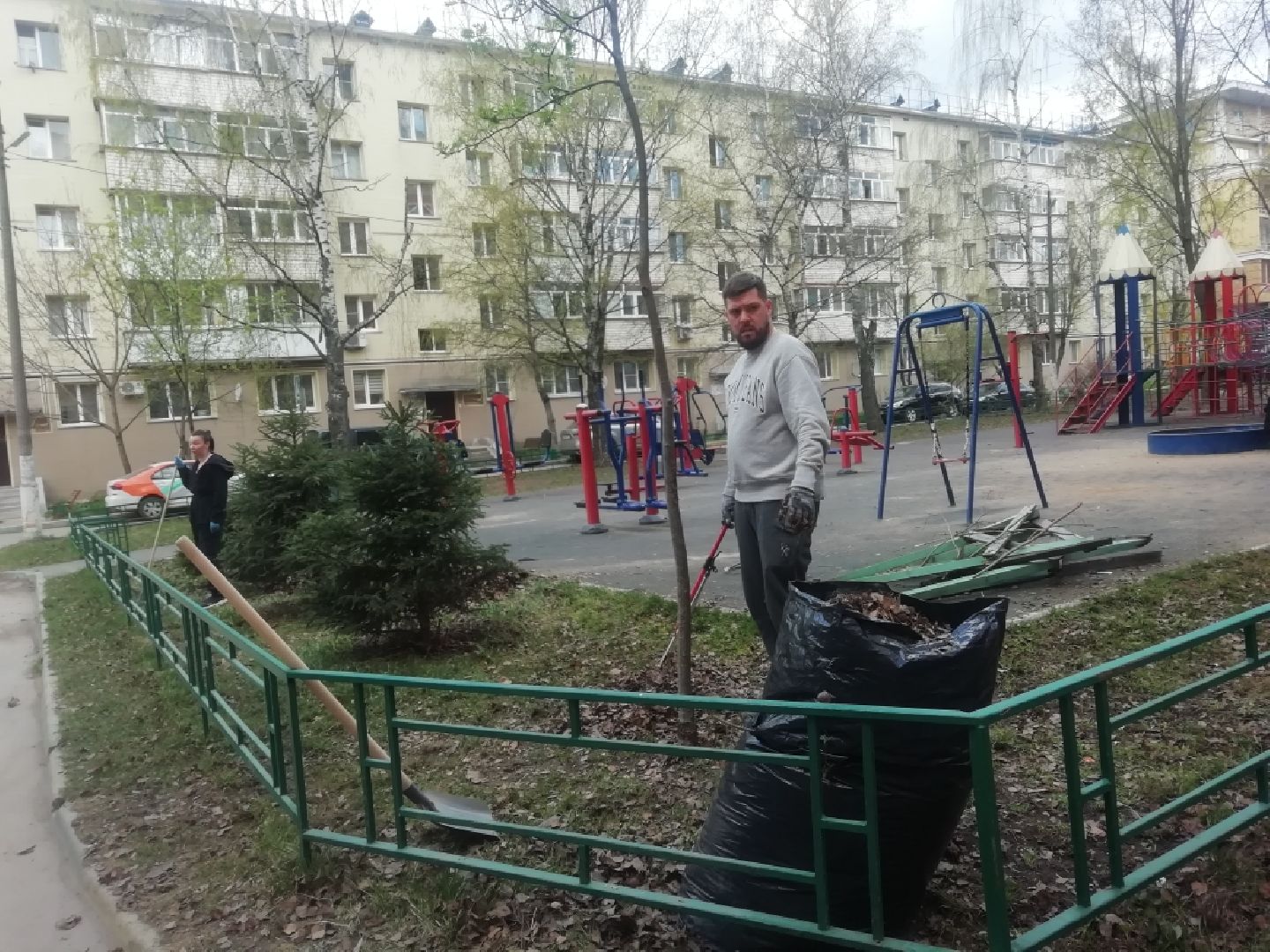 Звенигород, благоустройство, субботник, детские площадки, уборка территорий