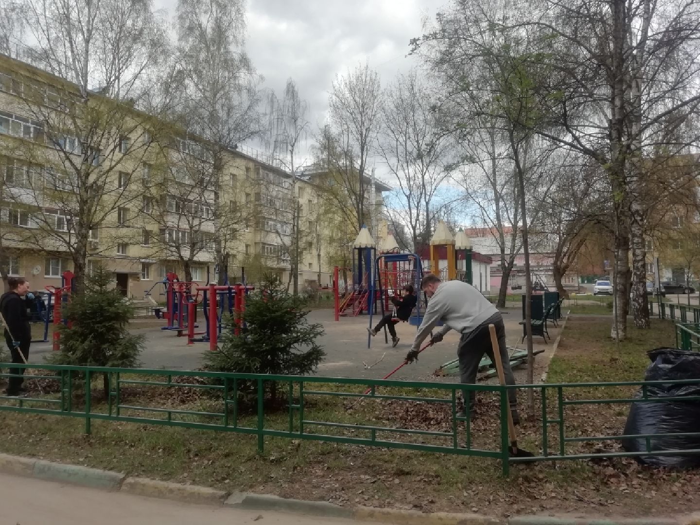Звенигород, благоустройство, субботник, детские площадки, уборка территорий
