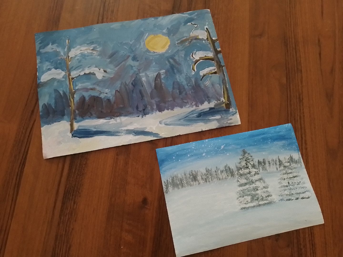 городской округ восход, рисунки, конкурс, зима,вертикалки,