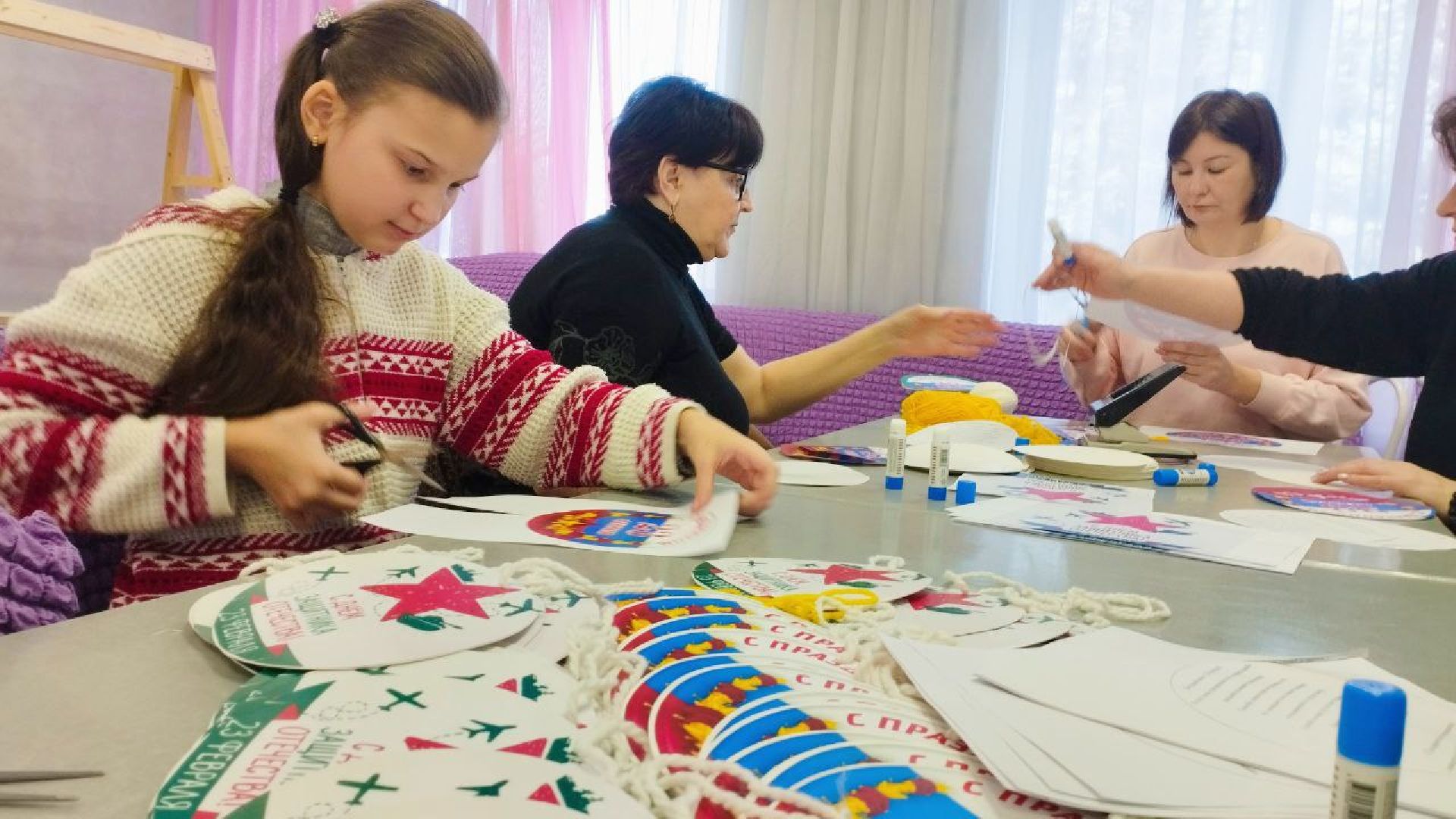 вертикалки, ивантеевка, центр социального обслуживания, открытки участникам сво, день защитника отечества,социализация детей,мастер-класс,