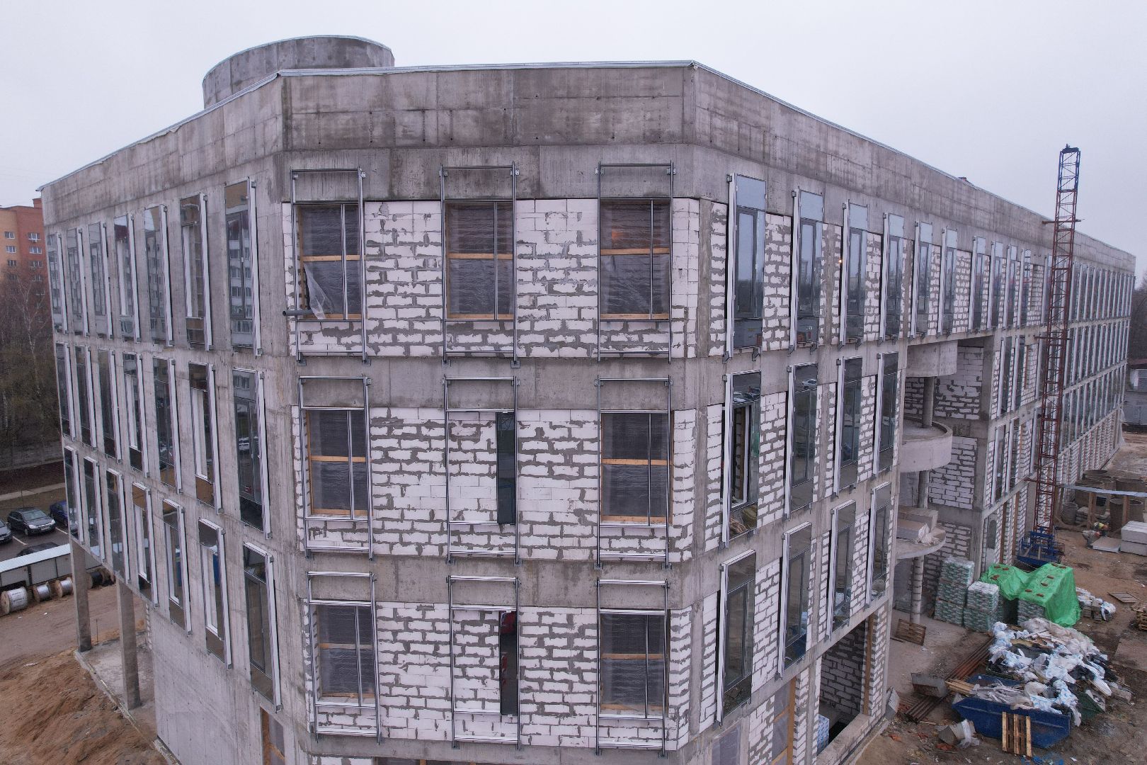 видео с коптера, чехов, медицина,