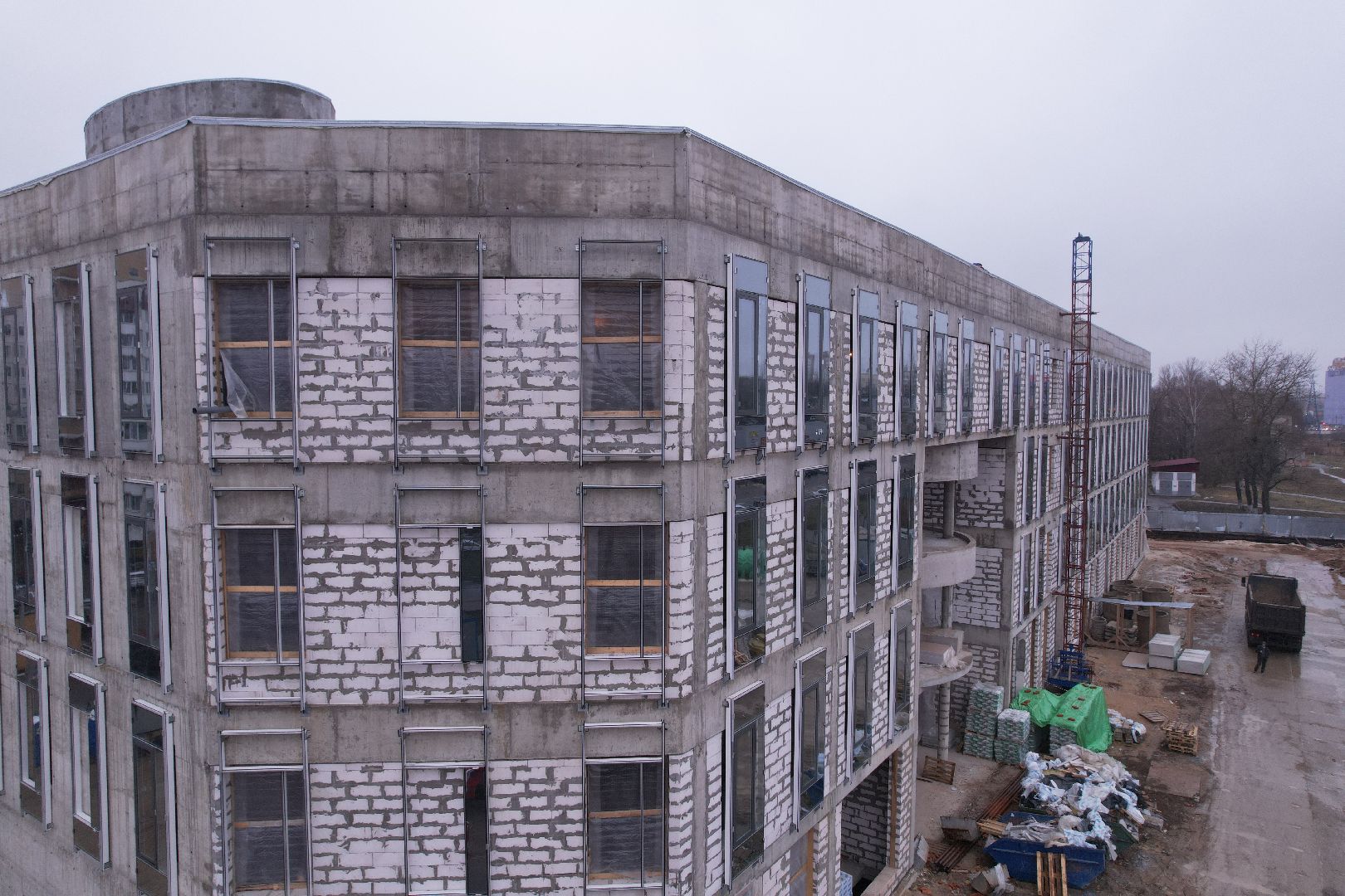 видео с коптера, чехов, медицина,