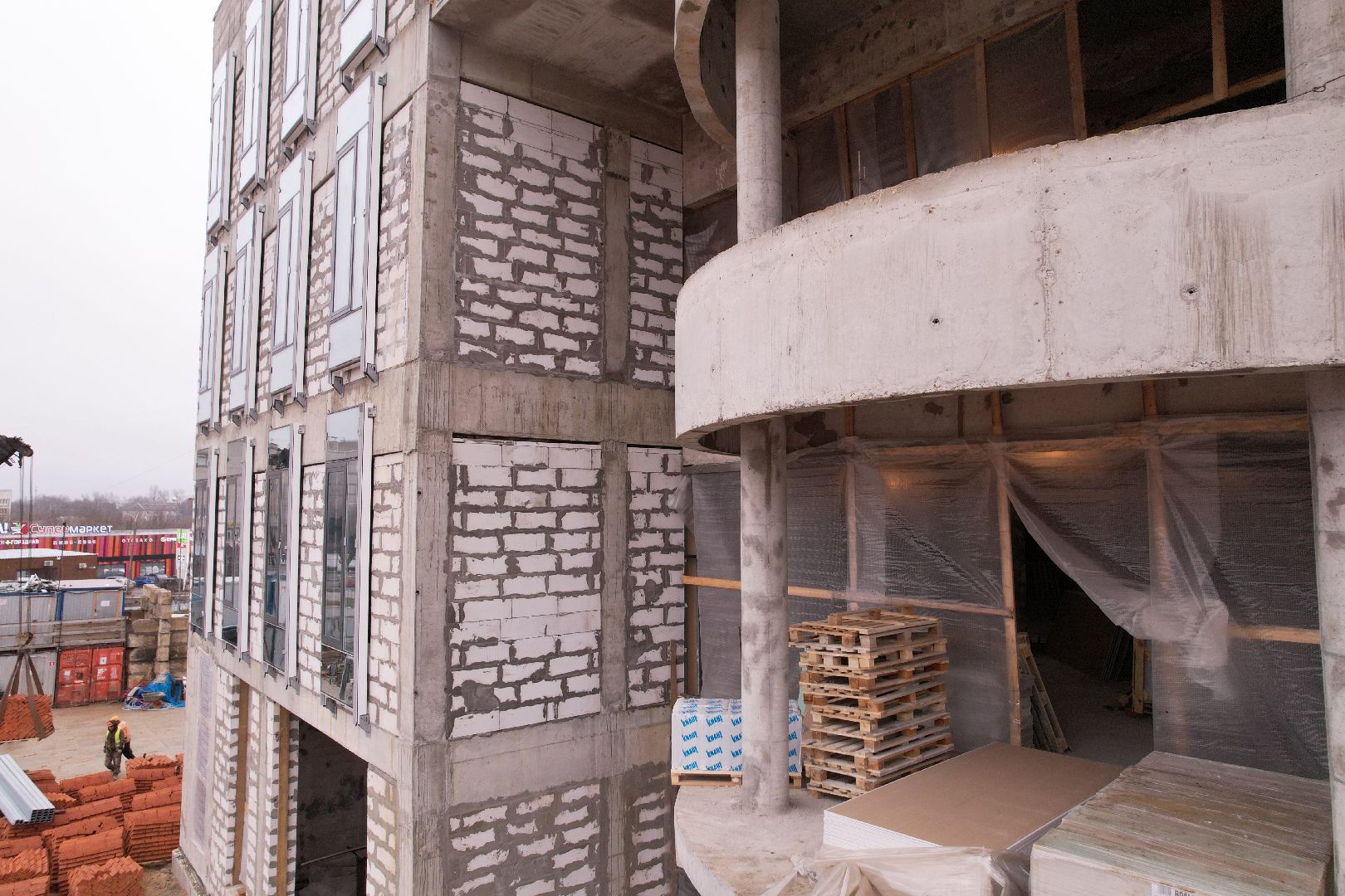 видео с коптера, чехов, медицина,