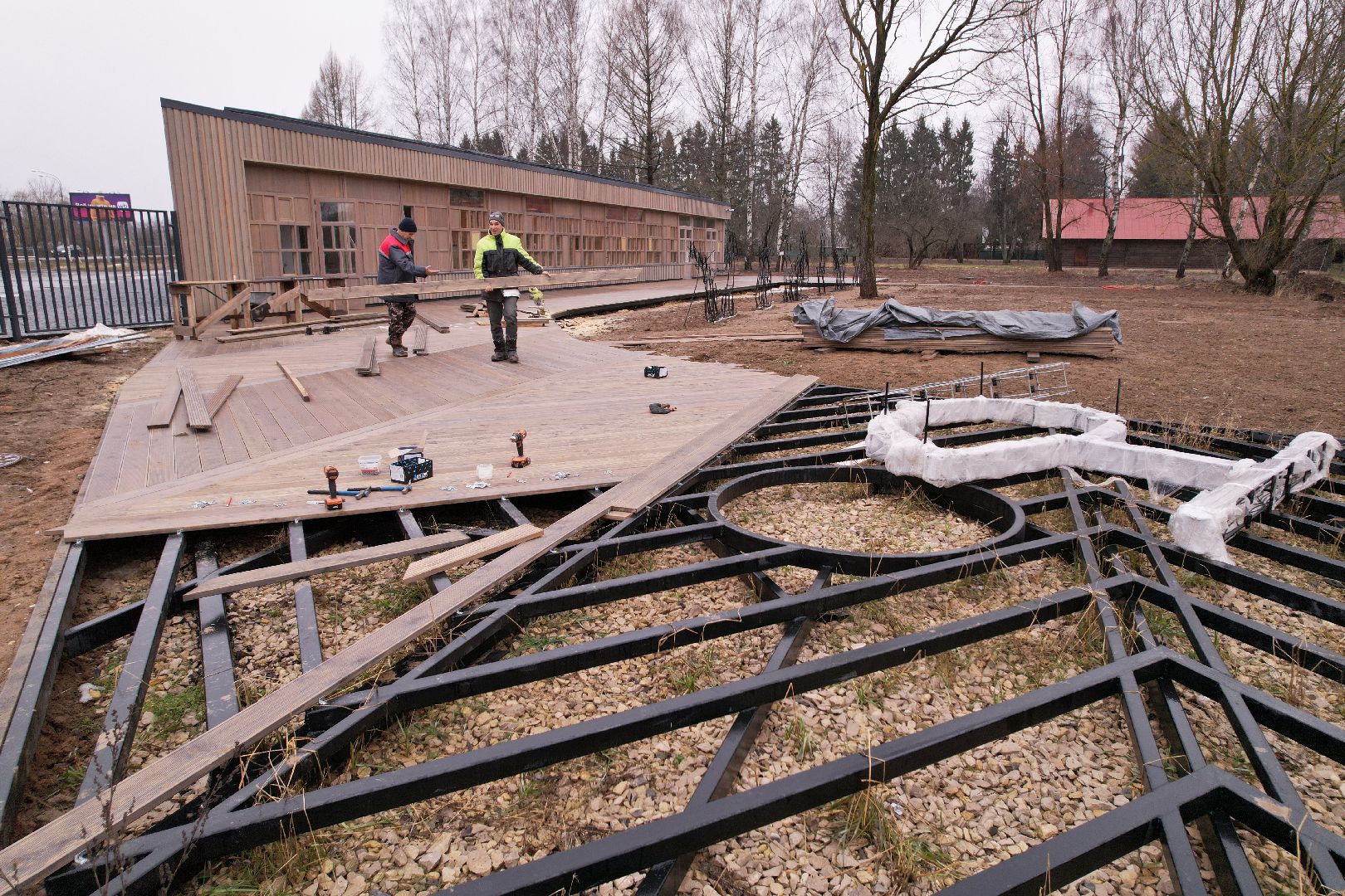 видео с коптера, чехов, музей-заповедник