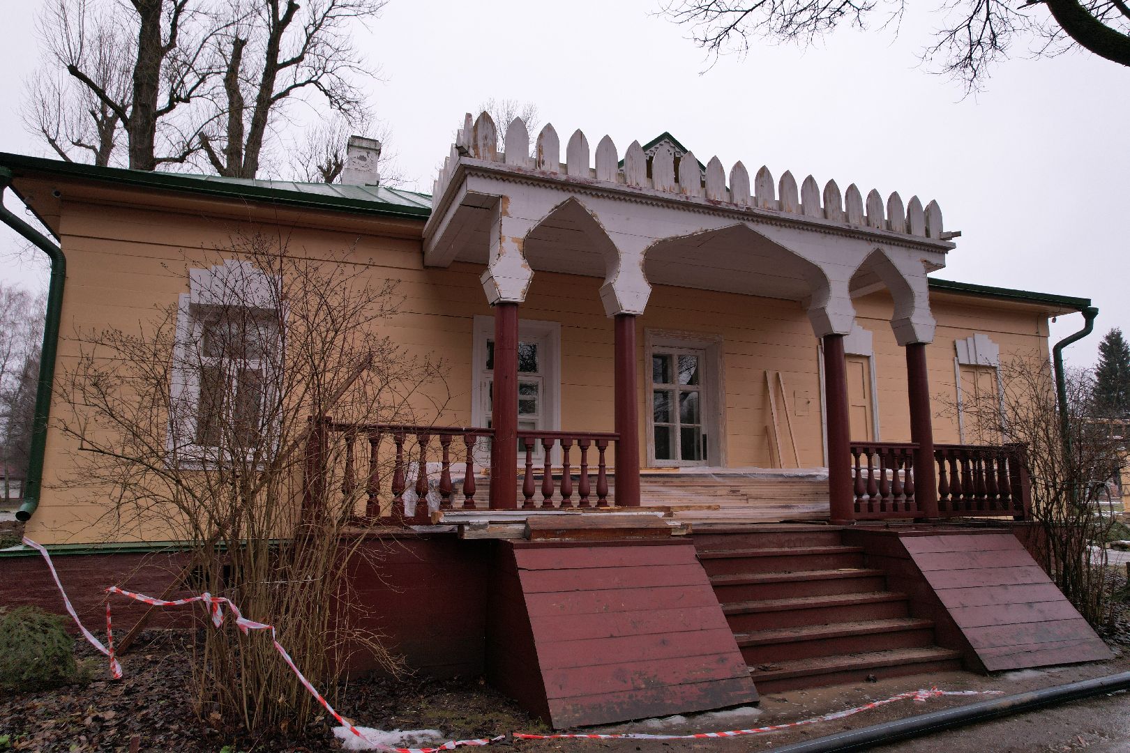 видео с коптера, чехов, музей-заповедник