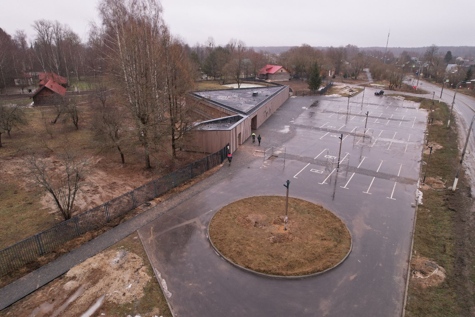 видео с коптера, чехов, музей-заповедник