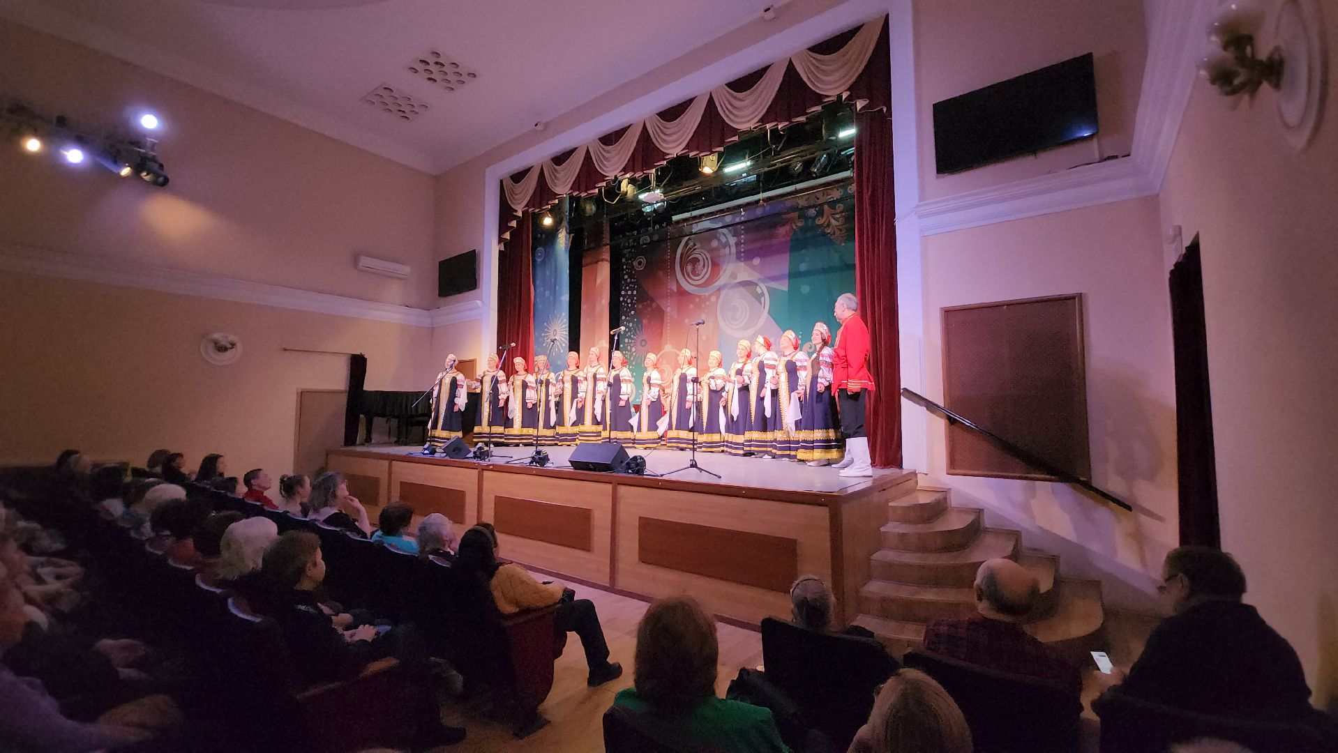 вертикалки, пушкино, концерт, русские народные песни, зима, народные инструменты, хор,