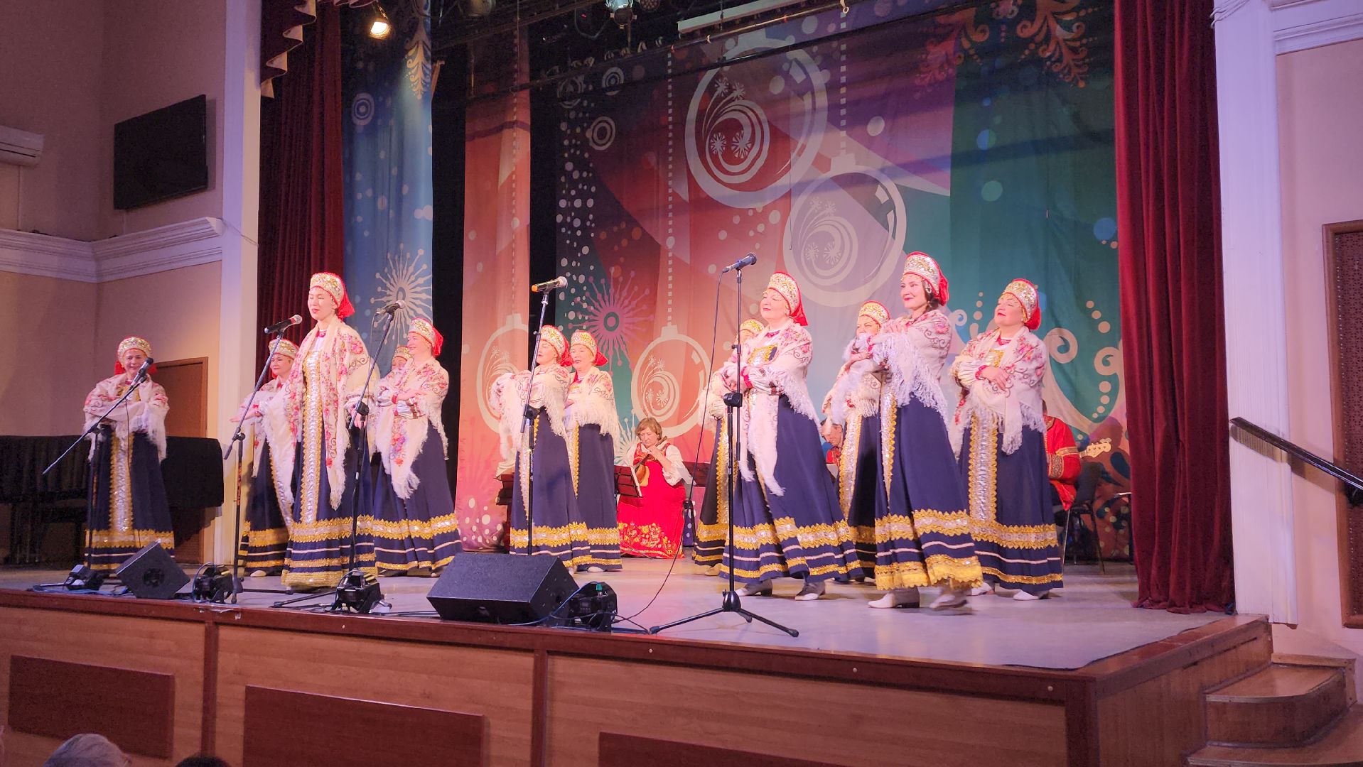 вертикалки, пушкино, концерт, русские народные песни, зима, народные инструменты, хор,