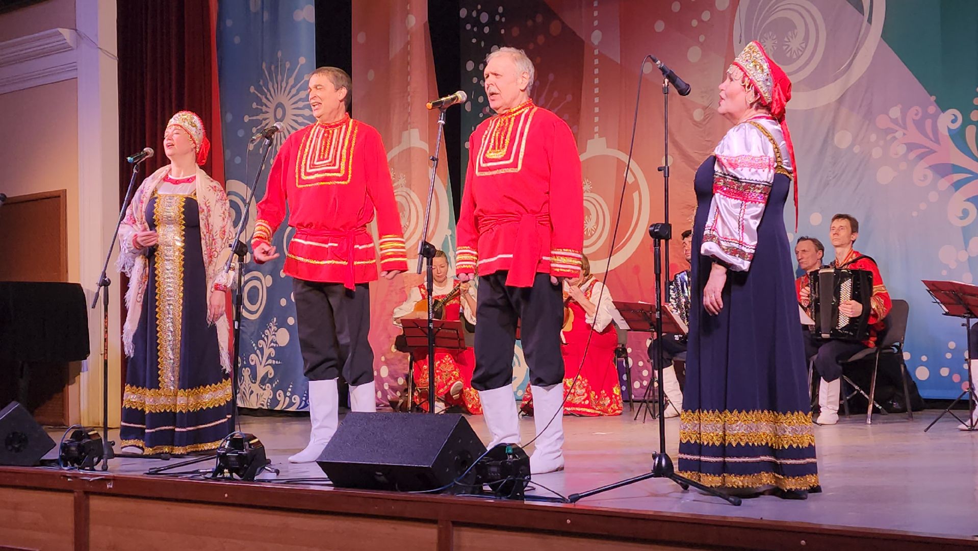 вертикалки, пушкино, концерт, русские народные песни, зима, народные инструменты, хор,