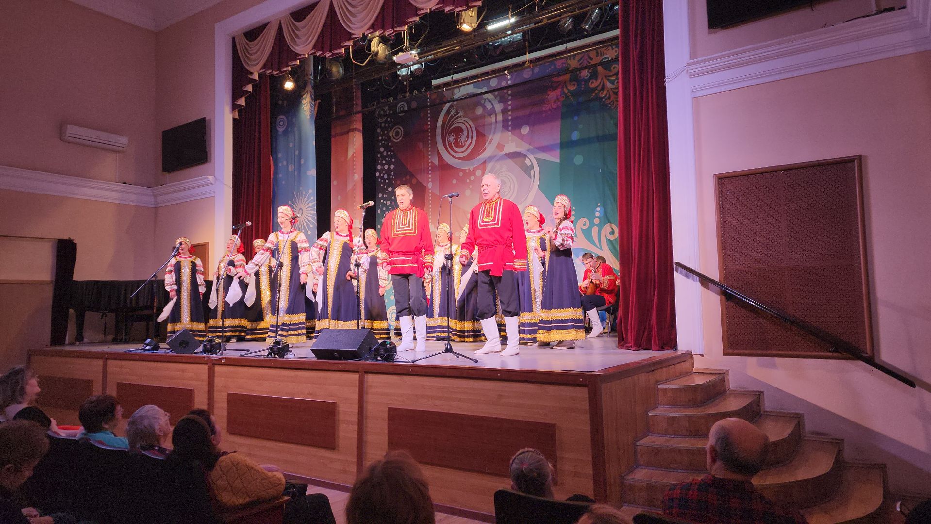 вертикалки, пушкино, концерт, русские народные песни, зима, народные инструменты, хор,