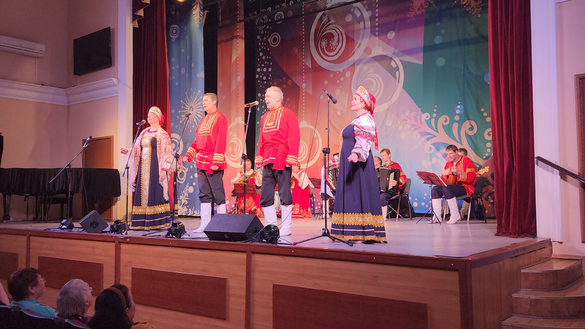 вертикалки, пушкино, концерт, русские народные песни, зима, народные инструменты, хор,