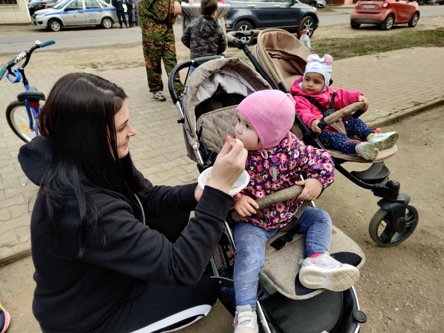 Красноармейск, Пушкинский, субботник, полевая кухня