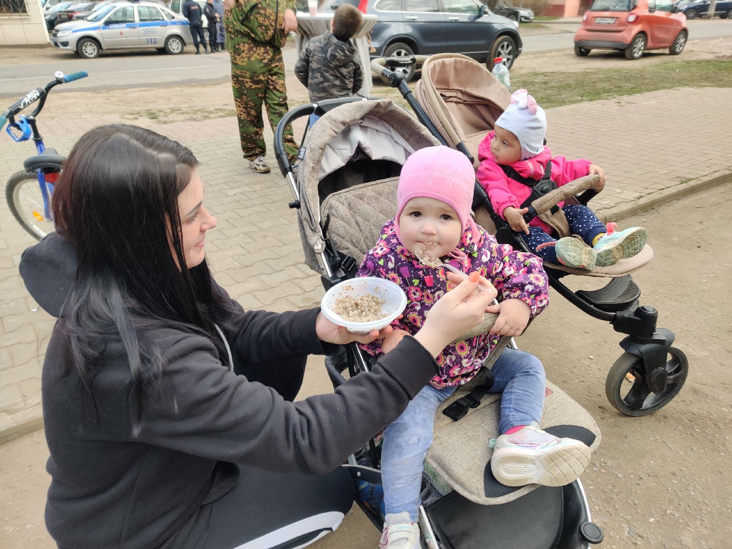 Красноармейск, Пушкинский, субботник, полевая кухня