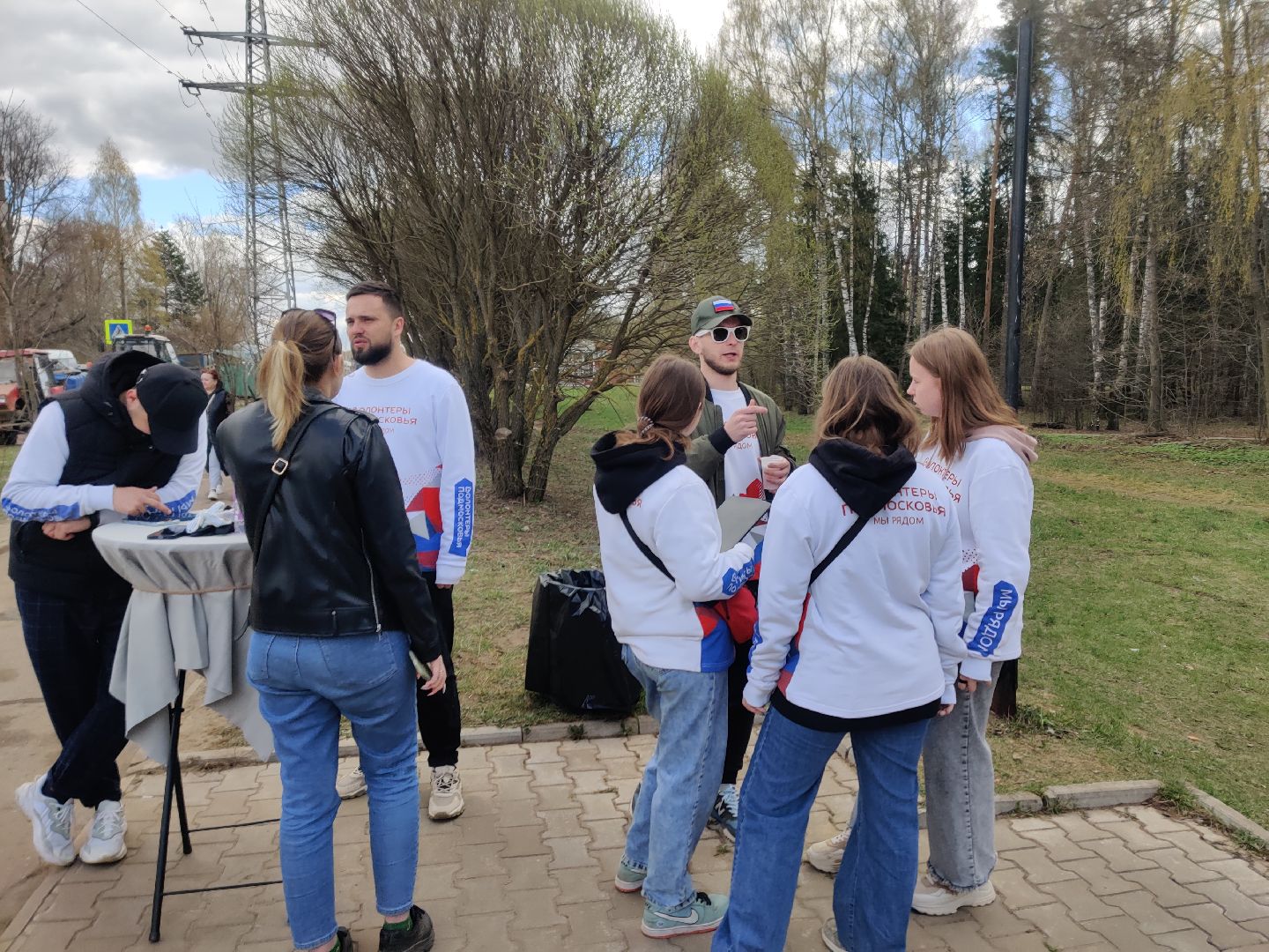 Красноармейск, Пушкинский, субботник, полевая кухня