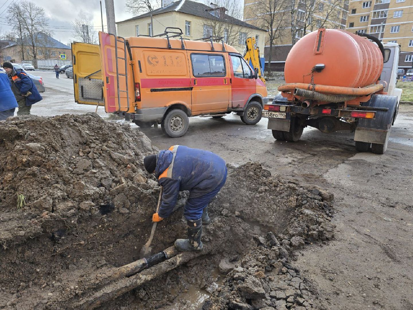 можайск, можайский муниципальный округ, подмосковье, жкх, замена теплотрассы, ао фплк, ресурсоснабжающая организация, вертикалки,