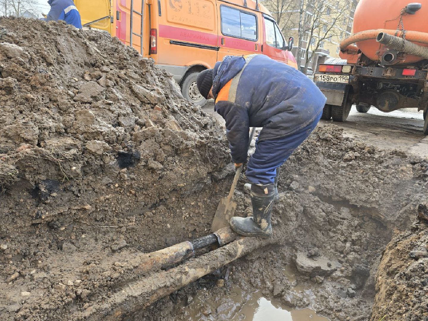 можайск, можайский муниципальный округ, подмосковье, жкх, замена теплотрассы, ао фплк, ресурсоснабжающая организация, вертикалки,