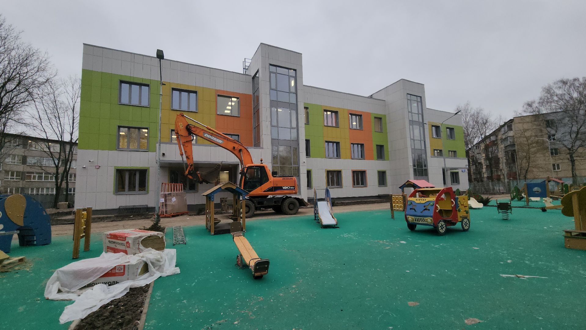 люберцы, новый детский сад, строители, вуги, дети, забота о детях,