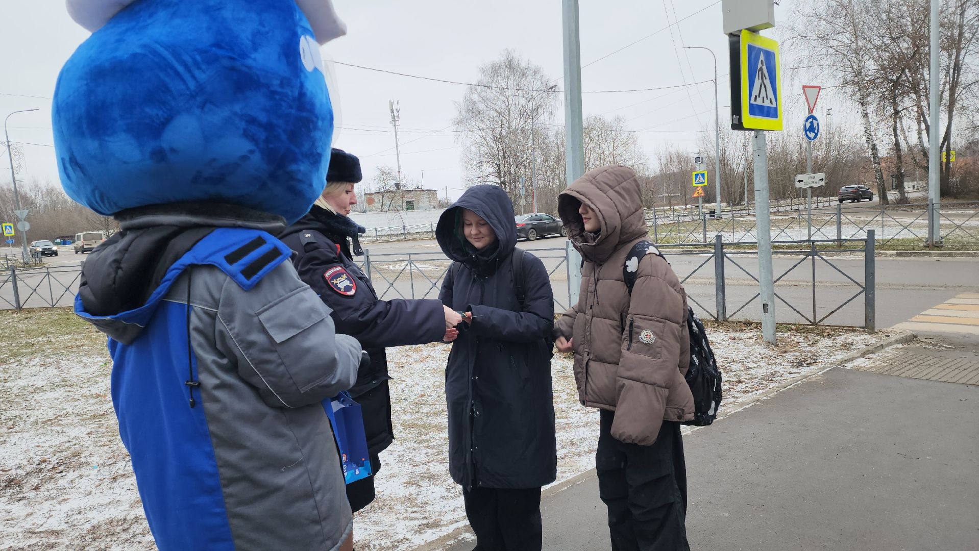 грэс, дети, гибдд, шатура, пдд, световозвращатели, юнипрошка,