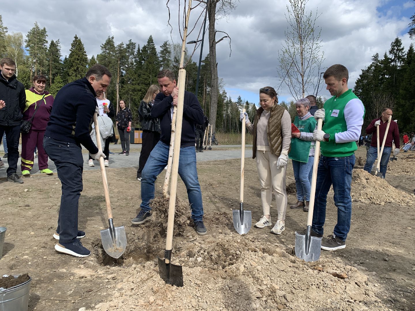 Балашиха, Подмосковье, субботники, Ольгинский лесопарк