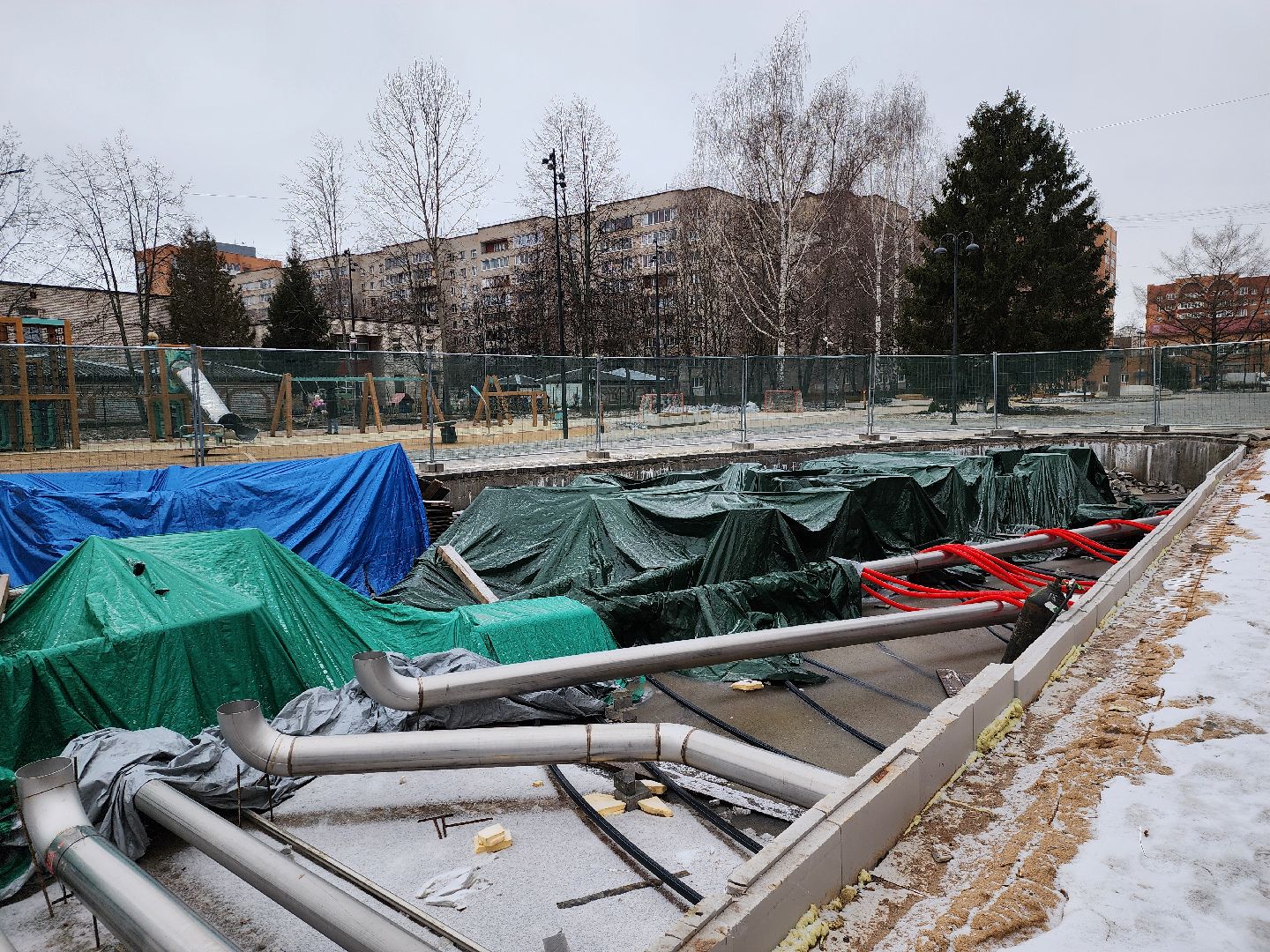 Дубна, Благоустройство, комфортная городская среда, Сквер, вертикалки,