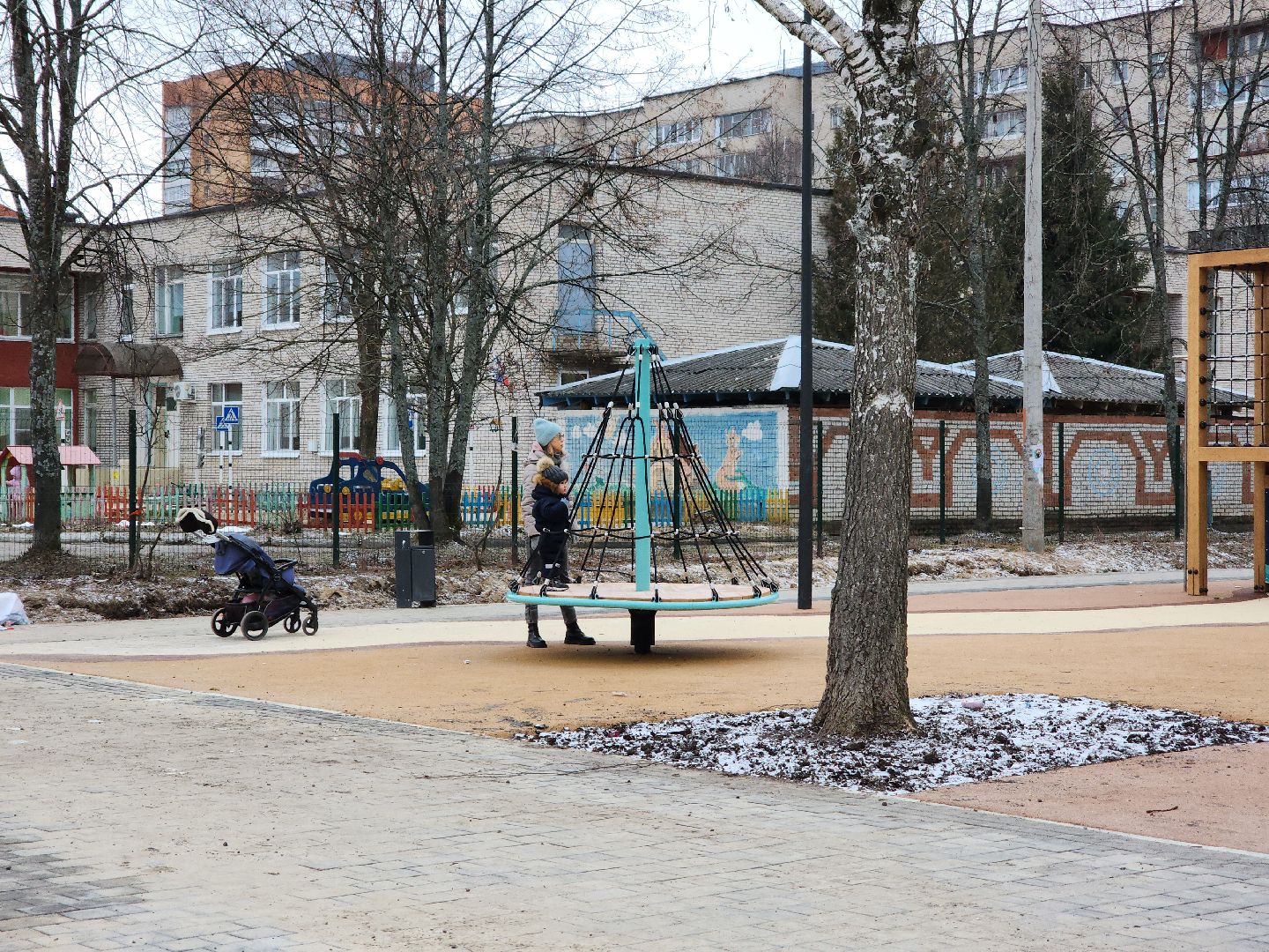 Дубна, Благоустройство, комфортная городская среда, Сквер, вертикалки,